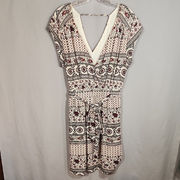 DR2 Dresses & Skirts - DR2 Bohemian Patterned Dress Size L